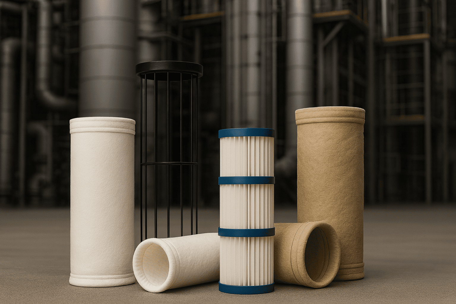 products blinded filters pulse jet dust collector bags